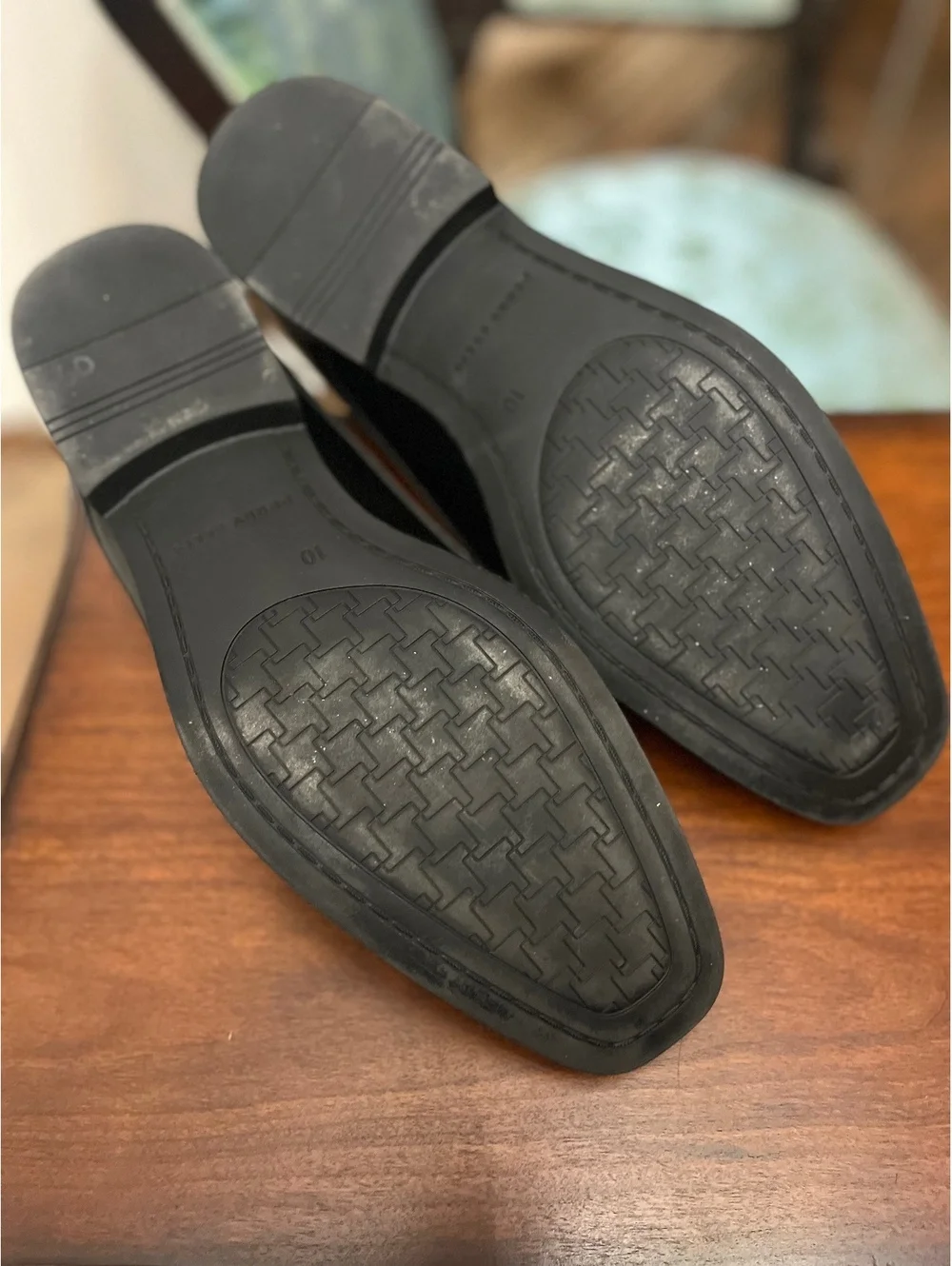 Perry Ellis Portfolio Rosen 2 Men's 10 Wide Black Slip On Dress Shoes Loafers